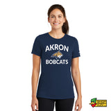 Akron Bobcats Basketball Nike Ladies Cotton/Poly T-Shirt