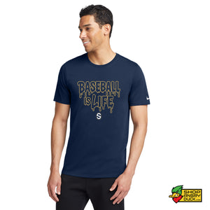 Squires Baseball - Baseball is Life Nike Cotton/Poly T-Shirt