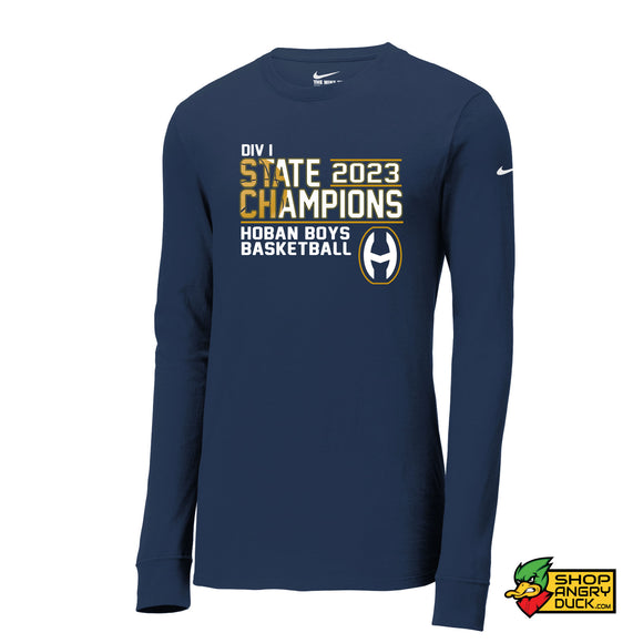 Hoban Basketball 2023 State Champions Nike Longsleeve Poly/Cotton T-shirt