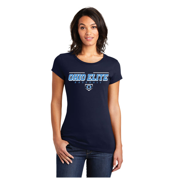 Ohio Elite Baseball Block Logo Ladies' T-Shirt