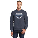 Ohio City Baseball Plate Crewneck Sweatshirt