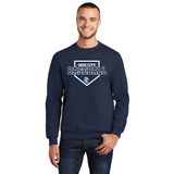 Ohio City Baseball Plate Crewneck Sweatshirt