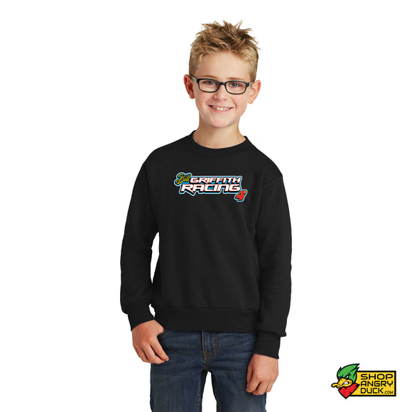 Bill Griffith Racing Logo Youth Crewneck Sweatshirt