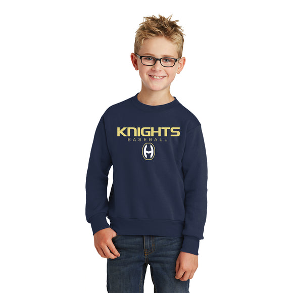 Hoban Baseball Knights Youth Crew Sweatshirt