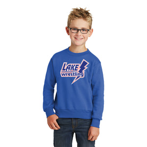 Lake Wrestling Youth Crewneck Sweatshirt