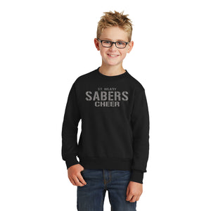 St. Hilary Sabers Cheer Youth Crewneck Sweatshirt