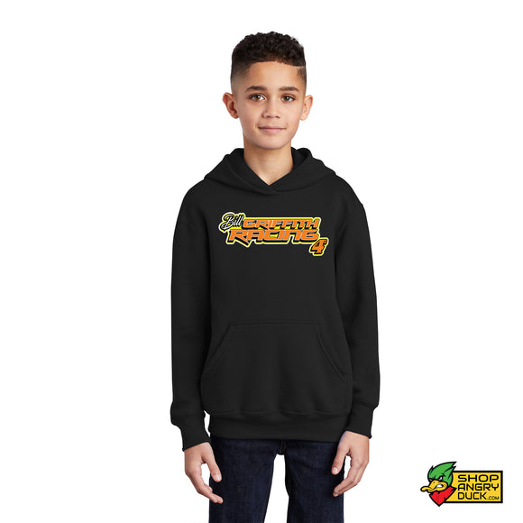 Bill Griffith Racing Orange Logo Youth Hoodie