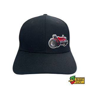 Drunkin' Punkin' Tractor Emblem Fitted Baseball Cap