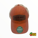 Justin Adams Leather Patch Trucker Cap
