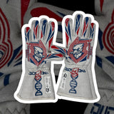 Two Color ShopAngryDuck.Com DNA Racing Gloves  —  SFI 3.3A/20