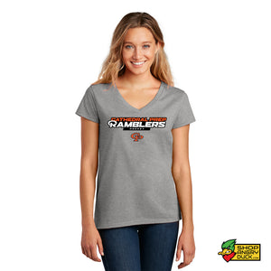 Ramblers Ram Ladies V-Neck T-Shirt
