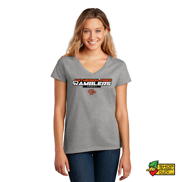 Ramblers Ram Ladies V-Neck T-Shirt