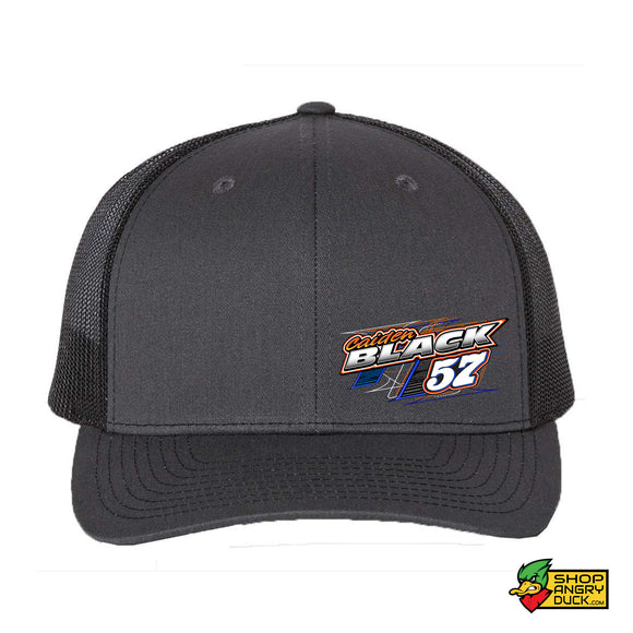Caiden Black Racing Snapback Hat