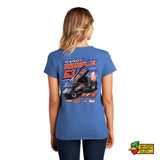 Randy Rubles Family Racing Ladies V-Neck Illustrated T-Shirt