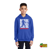 Revere Baseball Player Logo Youth Hoodie