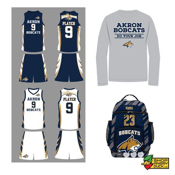 YOUTH Bobcats Basketball Uniform Package