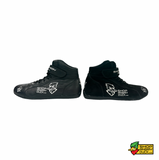 Black & White ShopAngryDuck.com SFI 3.3/5 Race Shoe