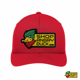 ShopAngryDuck.com PVC patch Flexfit Flat Cap