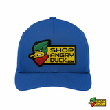 ShopAngryDuck.com PVC patch Flexfit Flat Cap