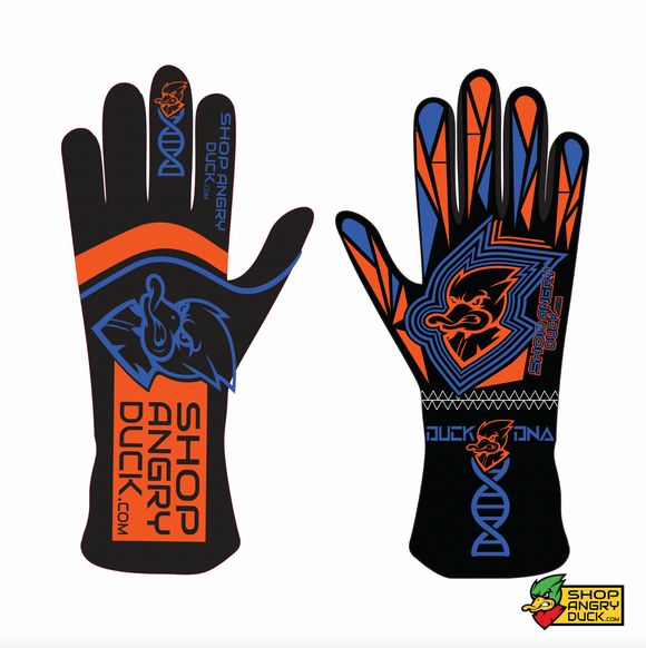 Two Color — ShopAngryDuck.Com DNA Racing Gloves  —  SFI 3.3-5 Certified
