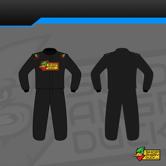 ShopAngryDuck.com (TWO PIECE) Firesuit -DOUBLE LAYER Race Suit - SFI 3.2a/5