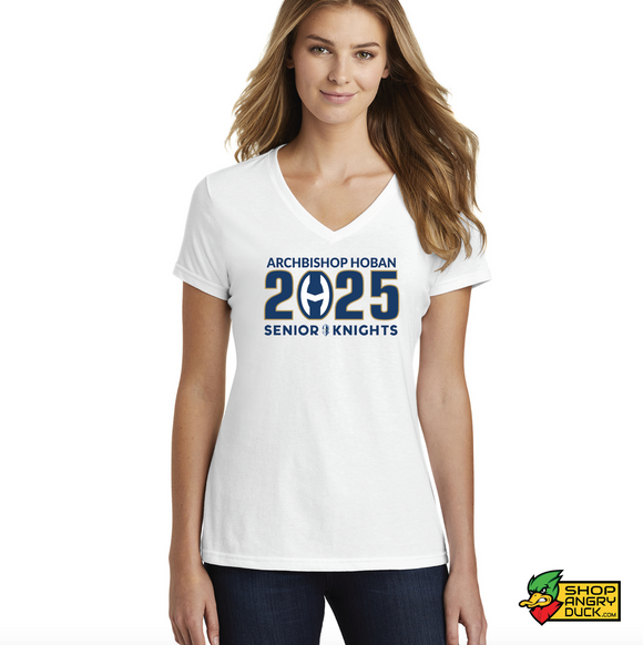 Hoban 2025 Senior Class Ladies V-Neck T-Shirt