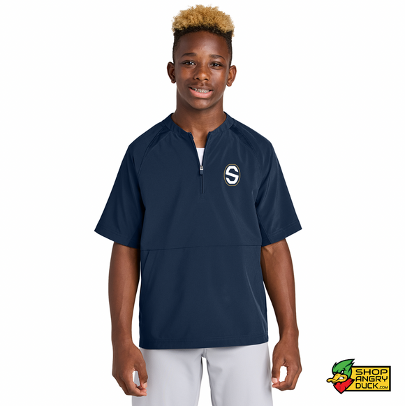 Squires Baseball Sport Tek Half Zip Short Sleeve Jacket