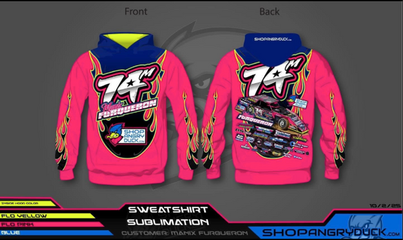 Manix Furqueron Fire Wrap Sublimated Hoodie