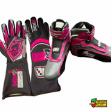 Custom Racing Gloves and Racing Shoes Package—  SFI 3.3A/5 Certified