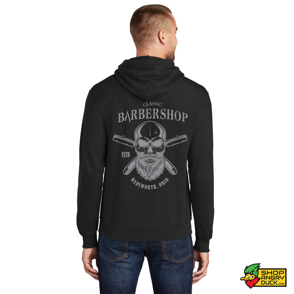 Classic Barbershop Skull Hoodie