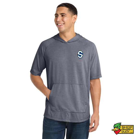 Squires Baseball Sport-Tek ® PosiCharge ® Tri-Blend Wicking Short Sleeve Hoodie