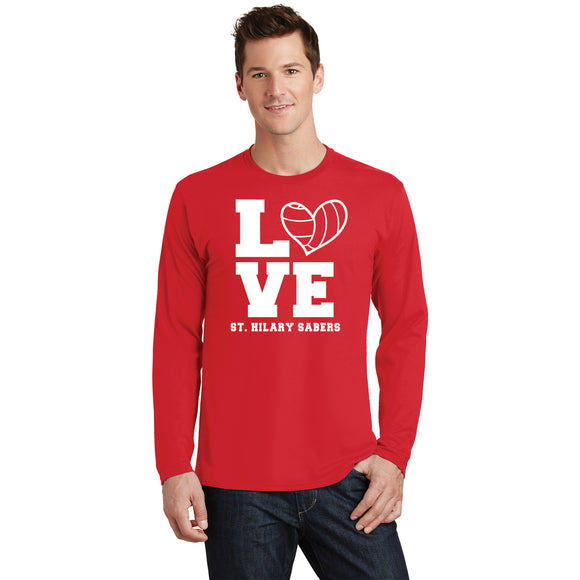 St. Hilary Love Volleyball Long Sleeve T-Shirt