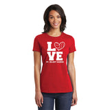 St. Hilary Love Volleyball Ladies T-Shirt