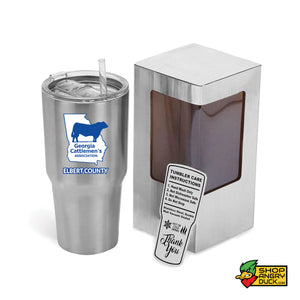 Elbert County Cattleman Assoc. 30 oz. Aluminum Tumbler