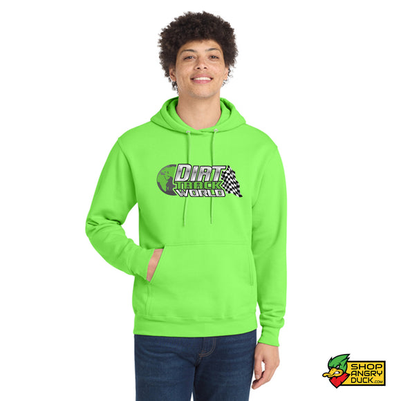 Dirt Track World - Green Logo Hoodie