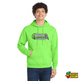 Dirt Track World - Green Logo Hoodie