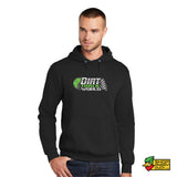 Dirt Track World - Green Logo Hoodie