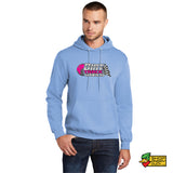 Dirt Track World - Pink Logo Hoodie