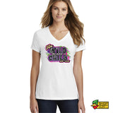 Jostock Pulling Team - Wild Child 2026 Ladies V-Neck T-Shirt
