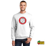 Elms Volleyball Circle Logo Crewneck Sweatshirt