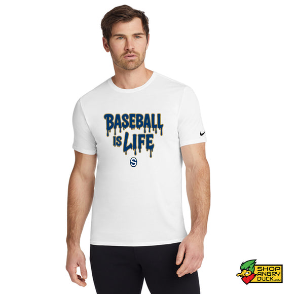 Squires Baseball - Baseball is Life Nike Cotton/Poly T-Shirt