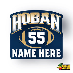 Hoban Football Sticker