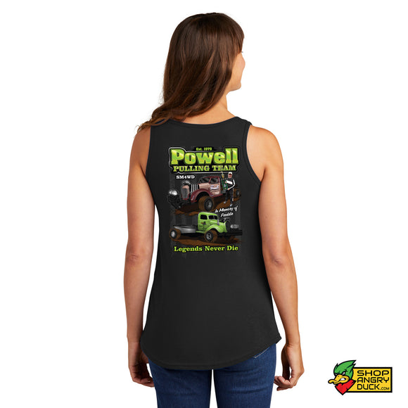 Powell Pulling Team Illustrated Ladies Muscle Tank