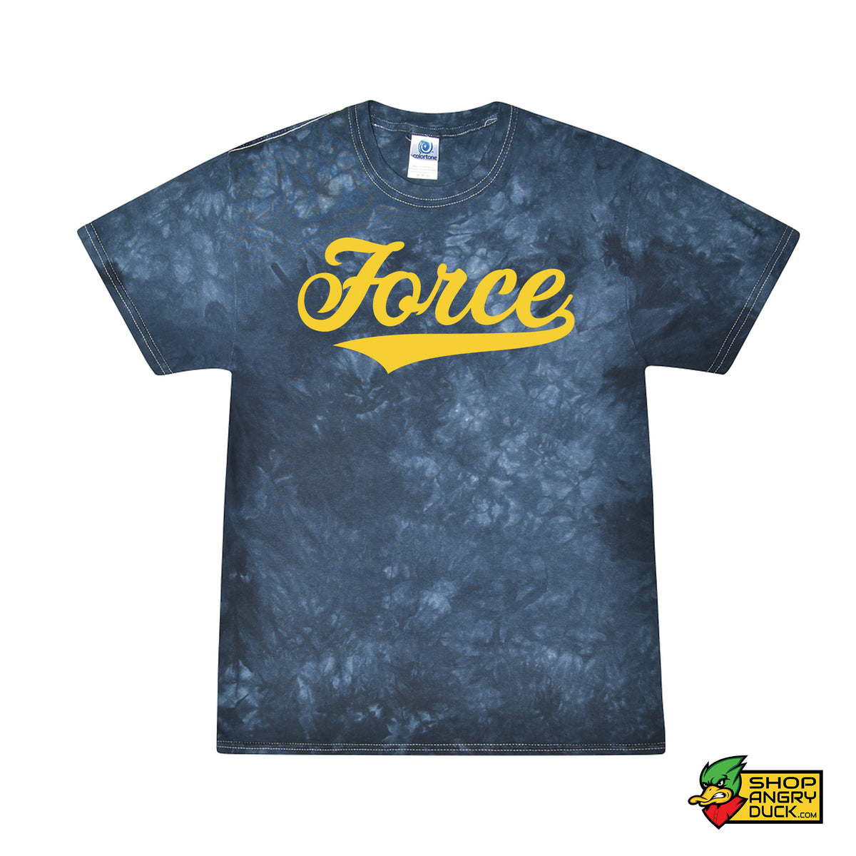 Force Script Logo Tie-Dye T-Shirt – ShopAngryDuck.com