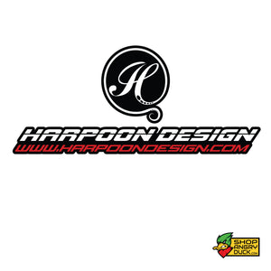 Harpoon Design 3" x 6" Sticker