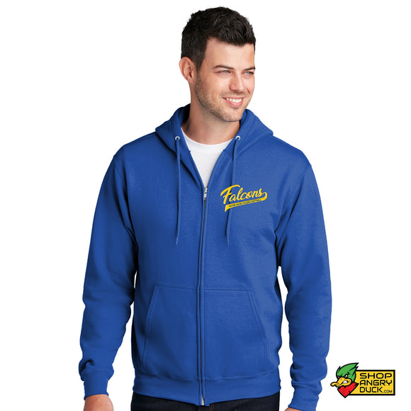 Notre Dame College Falcons Softball Full Zip Hoodie 003