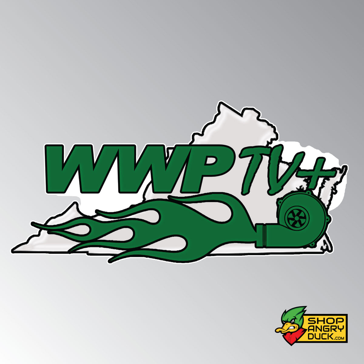 WWPTV Original Virginia Sticker – ShopAngryDuck.com