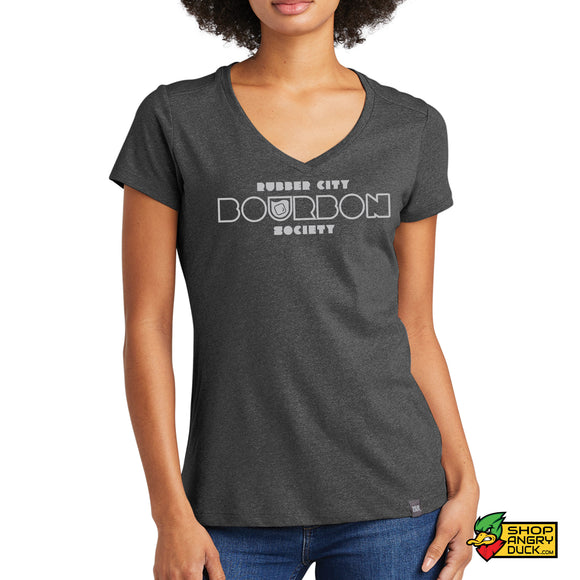 Rubber City Bourbon Society Ladies T-shirt