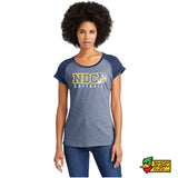 Notre Dame College Falcons Softball New Era® Ladies Heritage Blend Varsity Tee