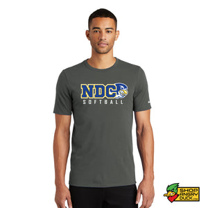 Notre Dame College Falcons Softball Nike Cotton/Poly T-Shirt 001